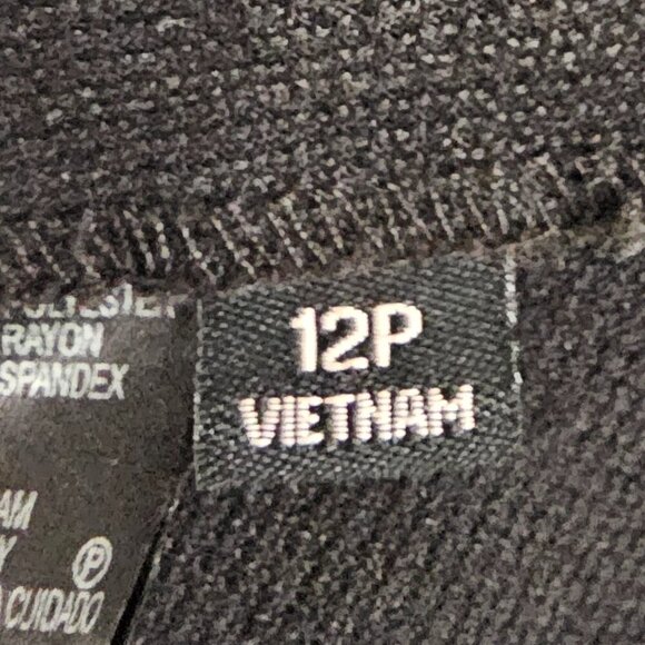 Alex Marie Trousers Pants Black Crop Business Office Casual 12P - Picture 9 of 11